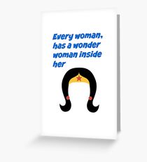 every woman Greeting Card