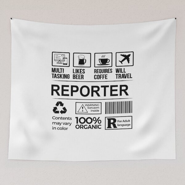 Item preview, reporter T Shirt, MultiTasking Certified Job Gift Item, Job Profession,Mens Womens Girls Dad, reporter Christmas Birthday Gift designed and sold by xlnv.