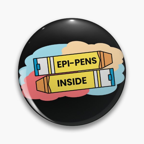 Item preview, “Epi-Pens Inside” - Pastel Primary Colors, Rescue Medication Identifier  designed and sold by majestikmag.