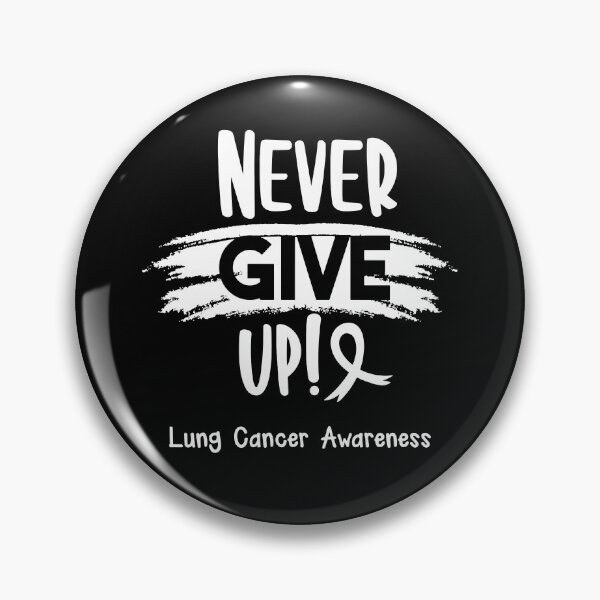 Aperçu de l'œuvre Guerrier contre le cancer du poumon – Sensibilisation au cancer du poumon – N’abandonnez jamais ! créée et vendue par Robbsyn.