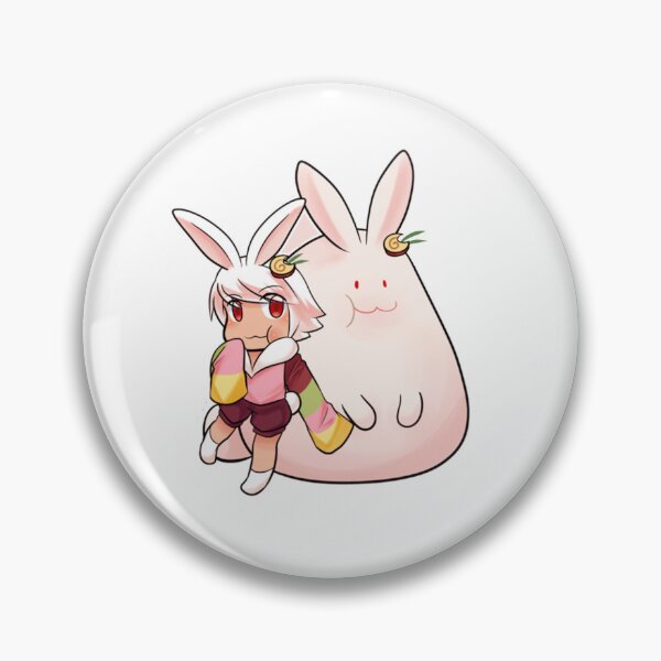 Item preview, moon rabbit cookie run kingdom almond For strawberry cake Kawaii   designed and sold by 1001starsArt.
