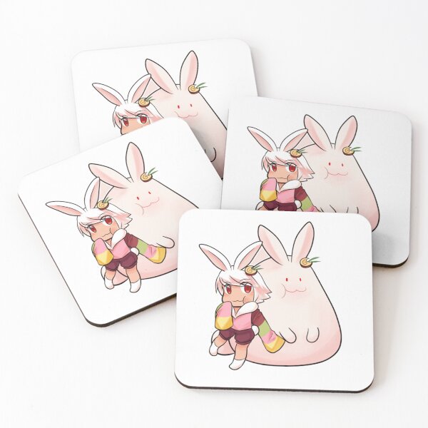 Item preview, moon rabbit cookie run kingdom almond For strawberry cake Kawaii   designed and sold by 1001starsArt.