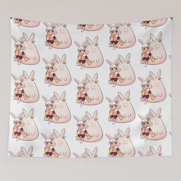 Item preview, moon rabbit cookie run kingdom almond For strawberry cake Kawaii   designed and sold by 1001starsArt.