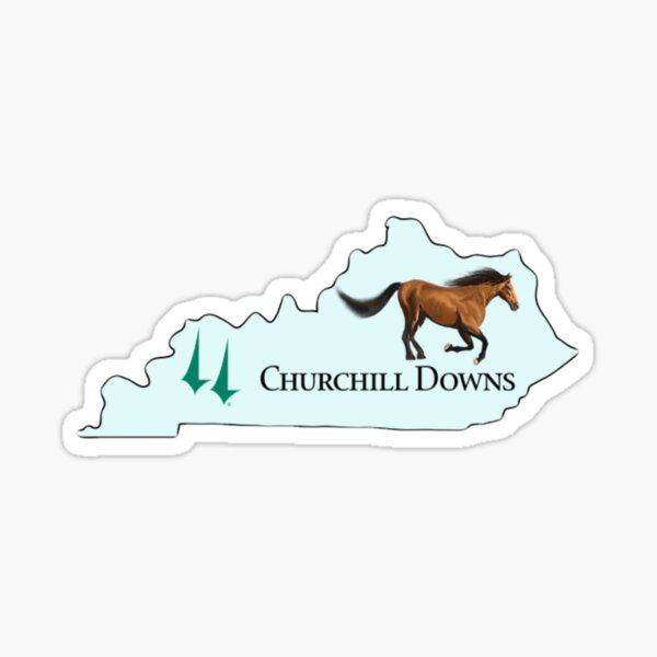 Kentucky Churchill Downs Sticker