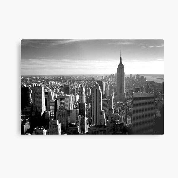 Black and White The Empire State Building in Manhattan Photography Canvas Wall Art Print 3 Pieces Modern Framed Photo Ready to Hang Kreative Arts