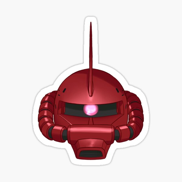 Gundam MS-06S Zaku Red Comet (head)