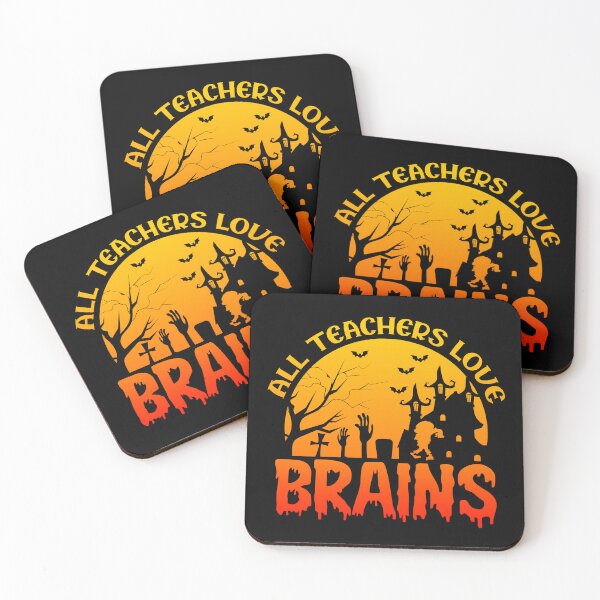 Item preview,  ALL TEACHERS LOVE BRAINS HALLOWEEN designed and sold by lukas69graphic.