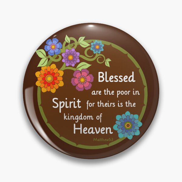 Item preview, Blessed are the poor in Spirit Beatitude Sermon designed and sold by Alondra.