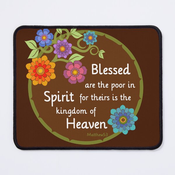 Item preview, Blessed are the poor in Spirit Beatitude Sermon designed and sold by Alondra.