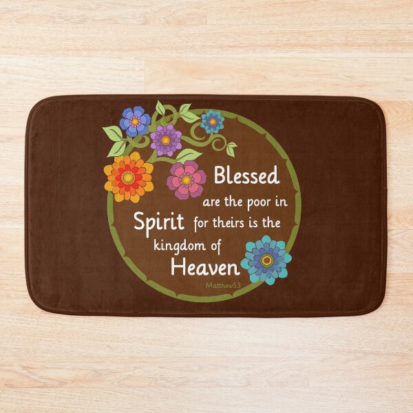 Item preview, Blessed are the poor in Spirit Beatitude Sermon designed and sold by Alondra.