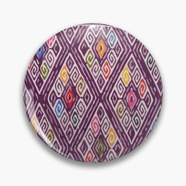 Item preview, Authentic colorful purple mexican fabric embroidery chiapas mayan blanket textile designed and sold by T-Mex.