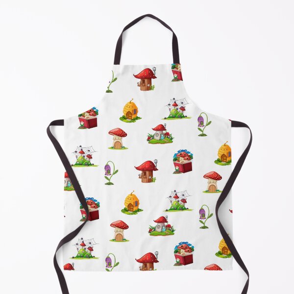 Item preview, Colorful Red Mushroom Fairy Tale Forest Houses designed and sold by silviaol.