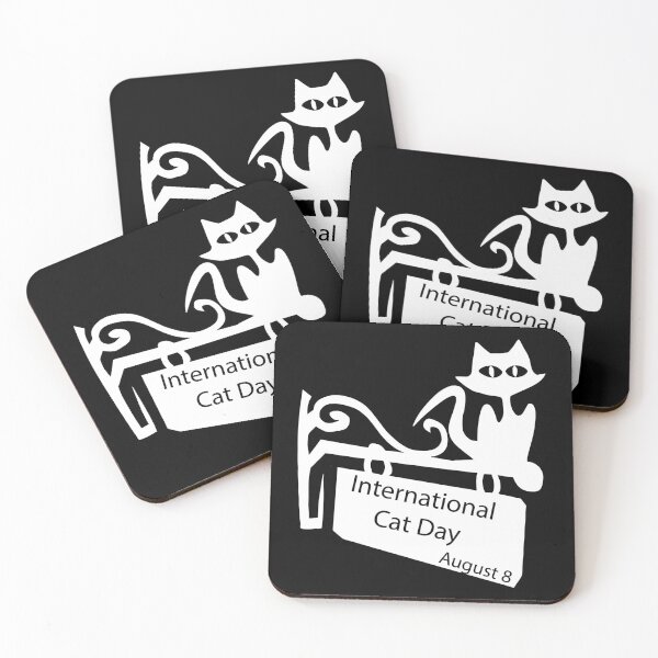 Item preview, International Cat Day CUTE, CAT LOVERS, WHITE designed and sold by K0tK0tu.