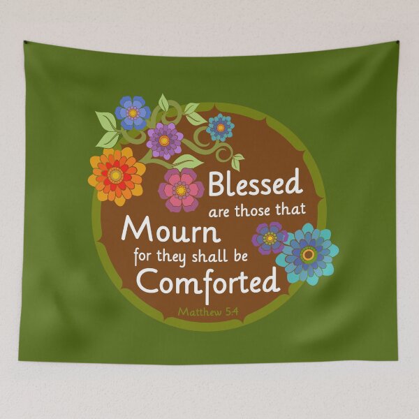 Item preview, Blessed are they that Mourn Beatitude Sermon designed and sold by Alondra.