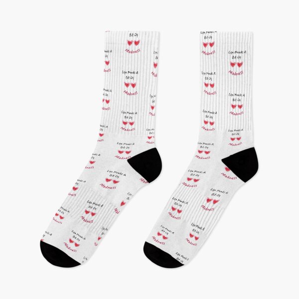 Item preview, Life Needs A Bit Of Madness - Funny and cute T-Shirts Quotes designed and sold by Designspot2020.