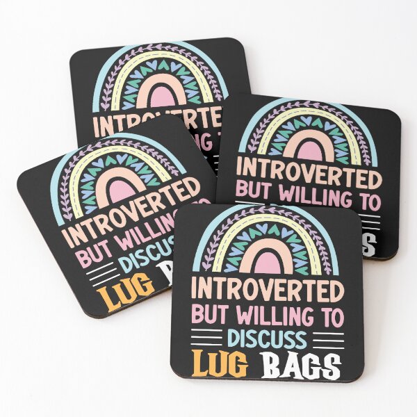 Item preview, Introverted But Willing To Discuss Lug Bags fun designed and sold by AdelDa19.