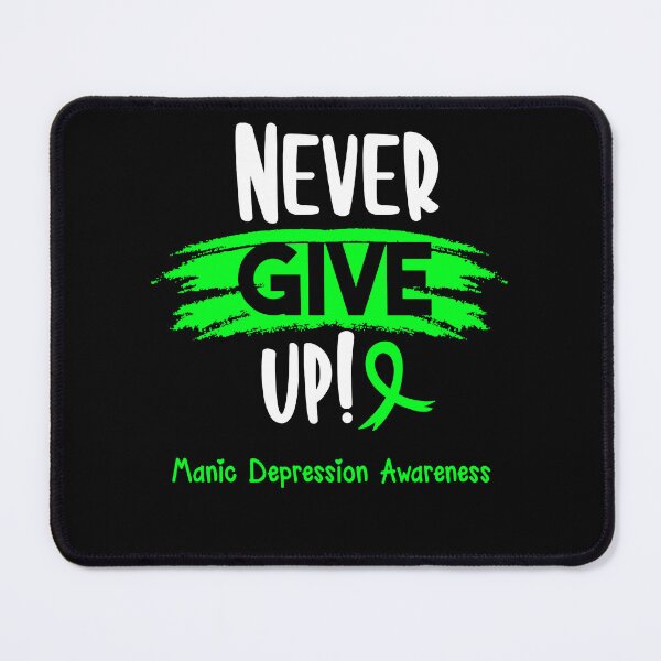 Artikelvorschau, Manic Depression Warrior - Manic Depression Awareness - Gib niemals auf! entworfen und verkauft von Robbsyn.