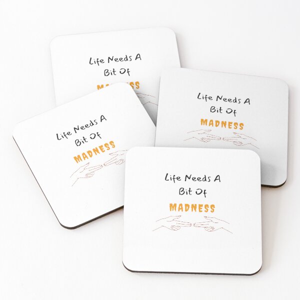 Item preview,  Life Needs A Bit Of Madness - Funny and cute T-Shirts Quotes designed and sold by Designspot2020.