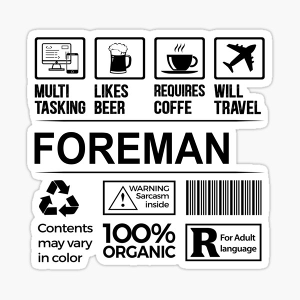 Artikel-Vorschau von Vorarbeiter-T-Shirt, MultiTasking-zertifizierter Job-Geschenkartikel, Job-Beruf, Herren-Damen-Mädchen-Vater, Vorarbeiter-Weihnachtsgeburtstagsgeschenk, designt und verkauft von xlnv.