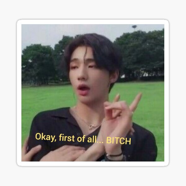 Artikel-Vorschau von Sassy Hyunjin Stray Kids Aufkleber, designt und verkauft von vexiola.