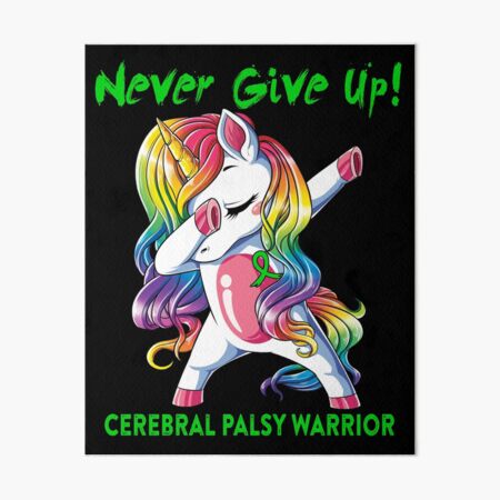 Item preview, Cerebral Palsy Warrior - Never Give Up! - Support Cerebral Palsy Warrior Gifts designed and sold by whlrcheryl.