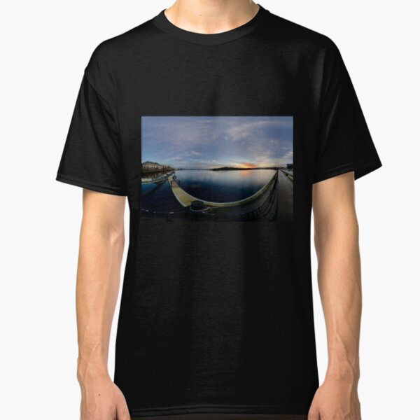 Dawn Calm at Foyle Marina, Derry, N.Ireland Classic T-Shirt