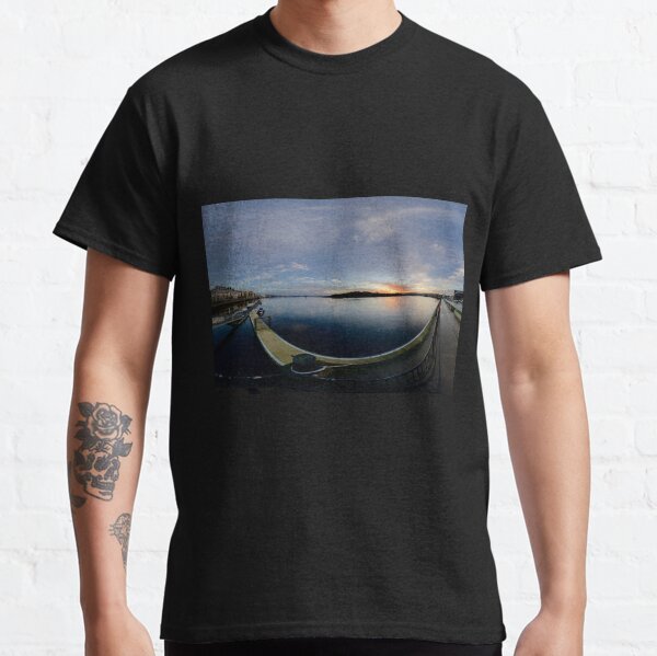 Dawn Calm at Foyle Marina, Derry, N.Ireland Classic T-Shirt