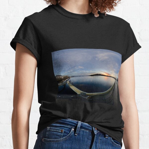 Dawn Calm at Foyle Marina, Derry, N.Ireland Classic T-Shirt