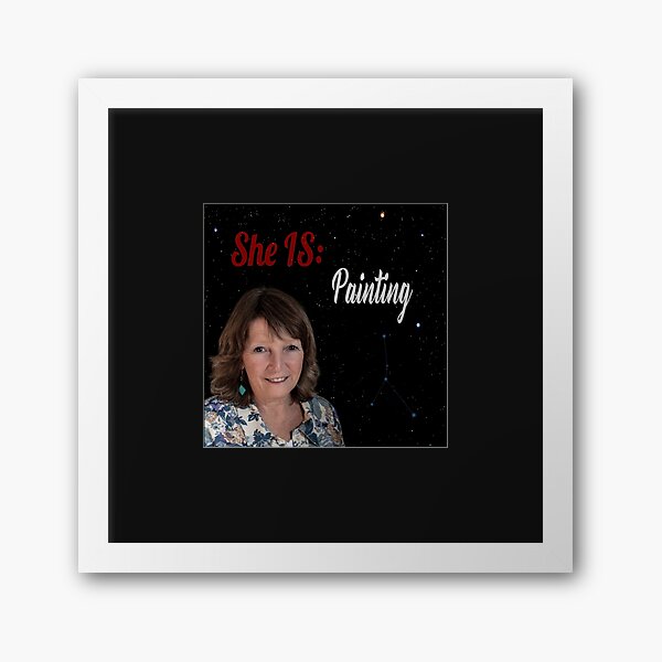 She IS: Painting Framed Art Print