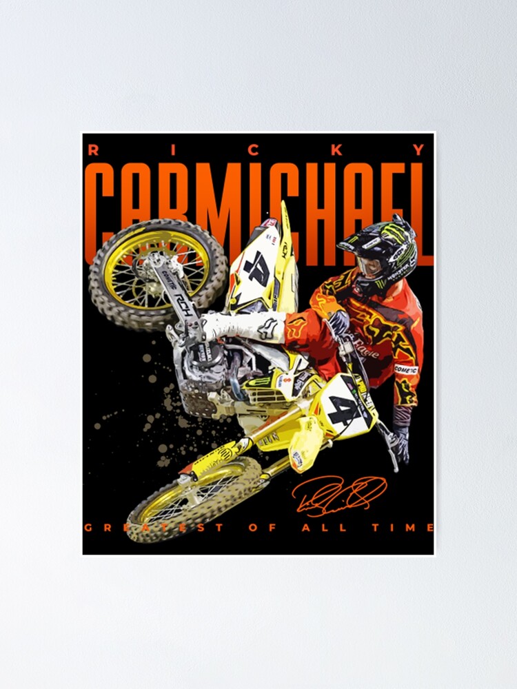 &ldquo;Ricky Carmichael&rdquo; Poster for Sale by wright46l | Redbubble