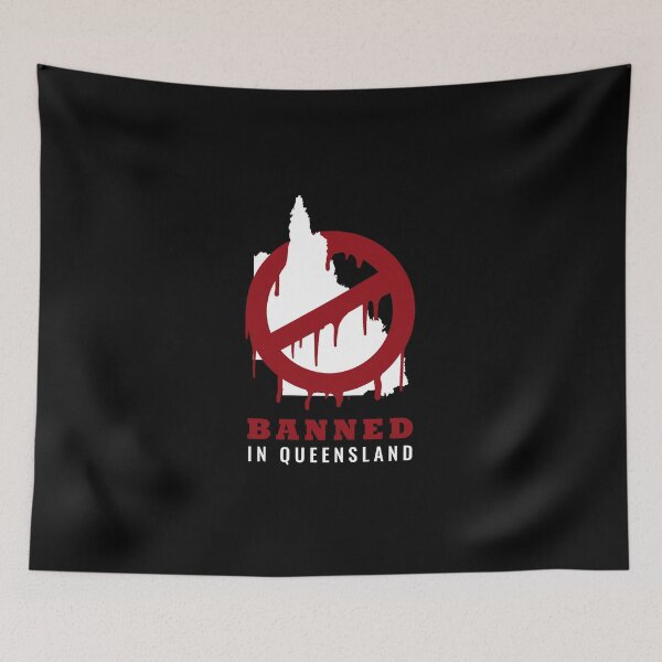 Item preview, Banned In Queensland designed and sold by SplatterVHS.