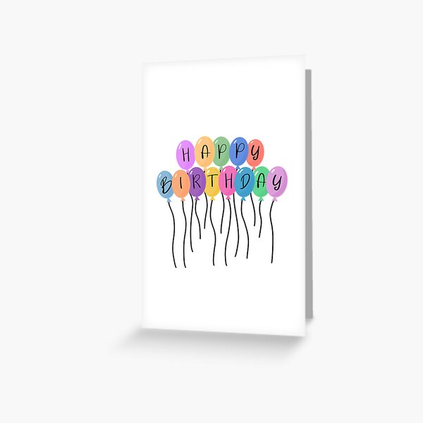 Item preview, happy birthday balloons designed and sold by kelseycecelia.