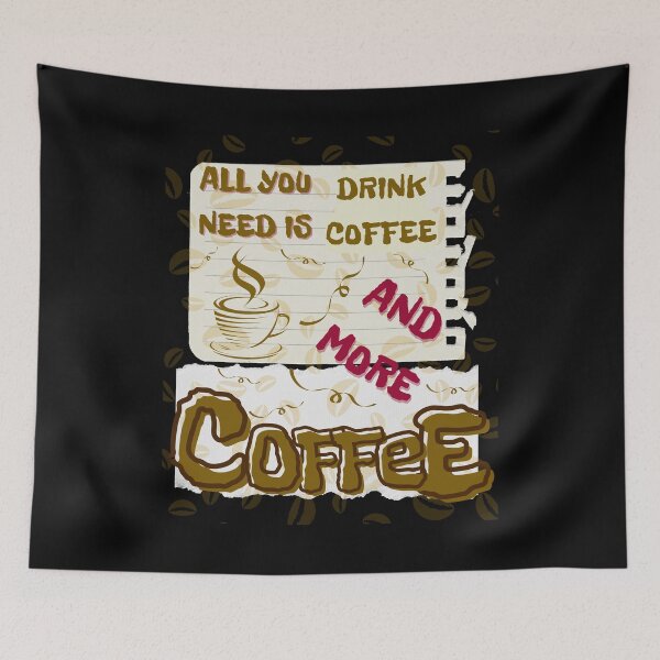 Item preview,  And More Coffee designed and sold by yassooarts.