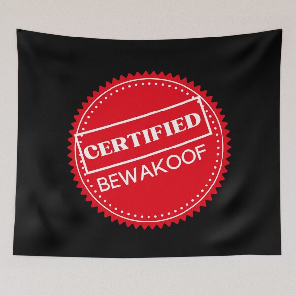 Item preview, Certified Bewakoof Stamp designed and sold by Amnaatiq.