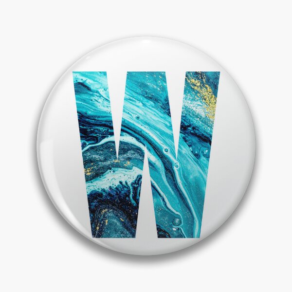 Item preview, The Letter W Marble Font designed and sold by smiledeer78.