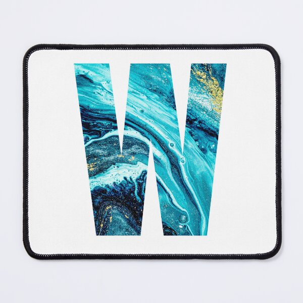 Item preview, The Letter W Marble Font designed and sold by smiledeer78.