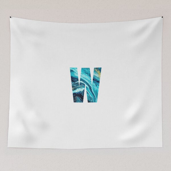 Item preview, The Letter W Marble Font designed and sold by smiledeer78.