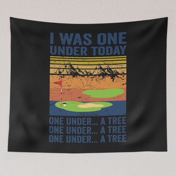 Item preview, I Was One Under Today Funny Golf Golfer Lovers Tee designed and sold by TaraxDoolittle.
