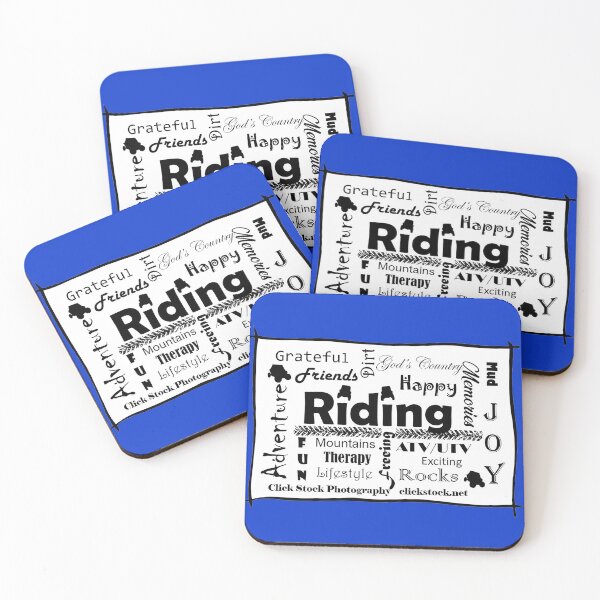 Item preview, A collage of words for trail riding designed and sold by Katherine Rose.