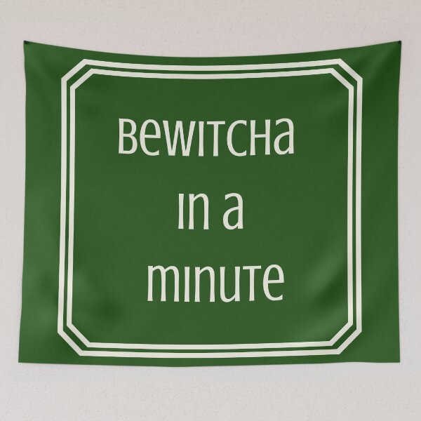 Item preview, Bewitcha in a minute green and white designed and sold by DemonicGloom.