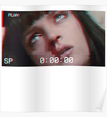 Retro Mia Wallace Poster