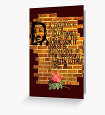 Martin Luther King, Jr. Day Greeting Card