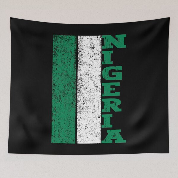 Item preview, Nigeria Nigerian Flag Vintage - Green designed and sold by PearlMoonGrapes.