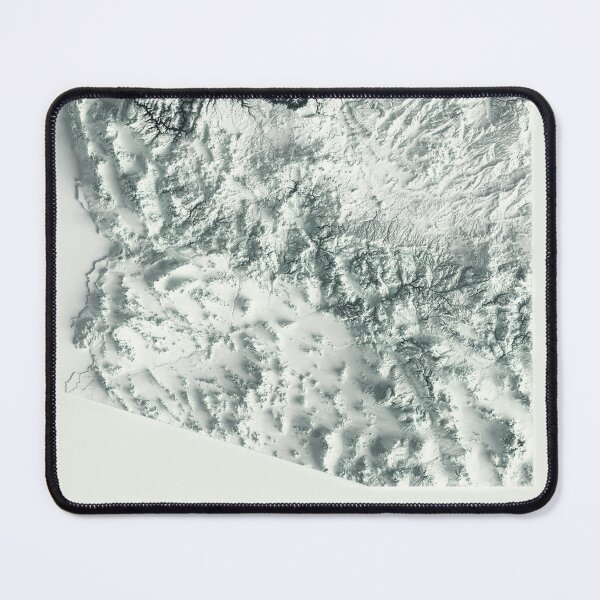 Item preview, Arizona Shaded Relief Map 3D digitally-rendered designed and sold by ThinkAboutMaps.