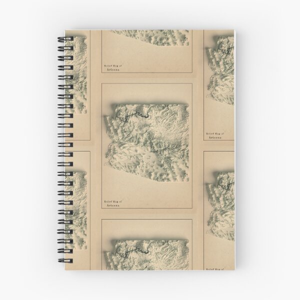 Item preview, Mapa en relieve sombreado de Arizona renderizado digitalmente en 3D designed and sold by ThinkAboutMaps.