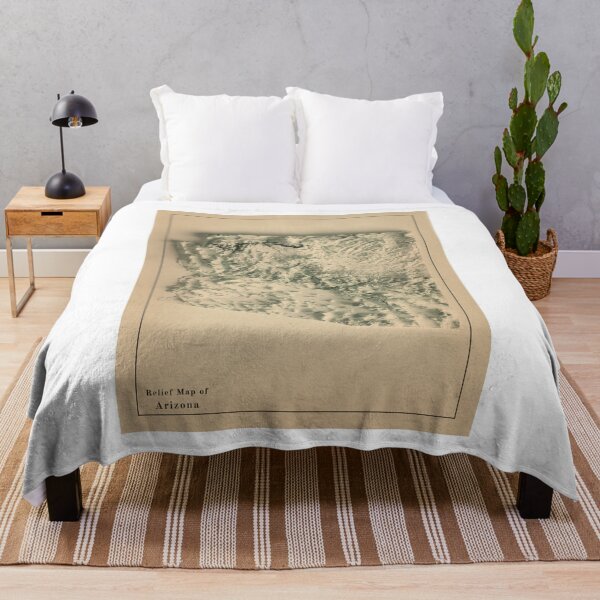 Item preview, Arizona Shaded Relief Map 3D digitally-rendered designed and sold by ThinkAboutMaps.