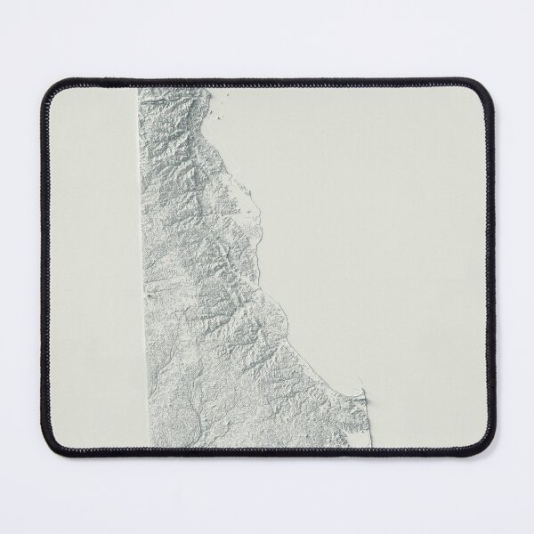 Item preview, Delaware Shaded Relief Map 3D digitally-rendered designed and sold by ThinkAboutMaps.