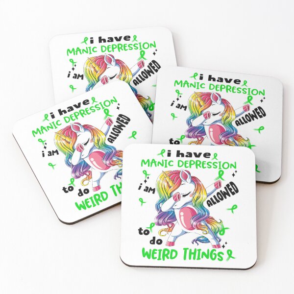 Item preview, Manic Depression Awareness Funny I have Manic Depression i'm allowed to do Weird Things! designed and sold by JanetShop809.