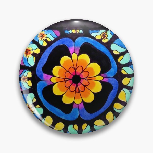 Item preview, 670 - DESIGN FOR A STAINED-GLASS WINDOW - 04 - DAVE EDWARDS - COLOURED PENCILS & INK - 2022 designed and sold by BLYTHART.