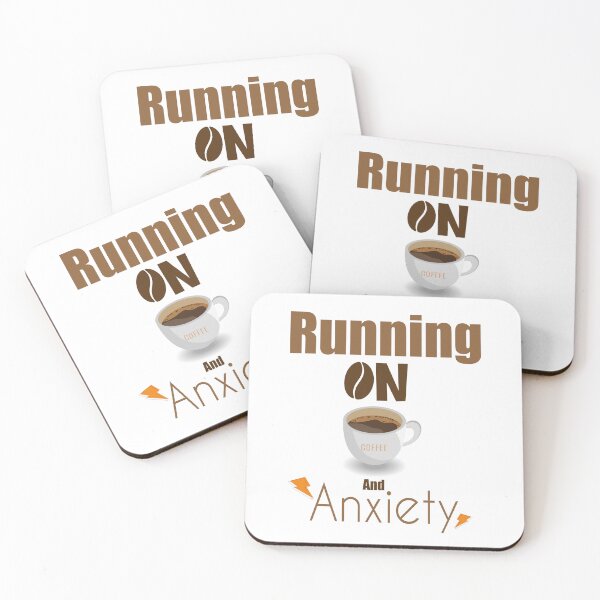 Item preview, Running On Coffee And Anxiety designed and sold by secretbox.